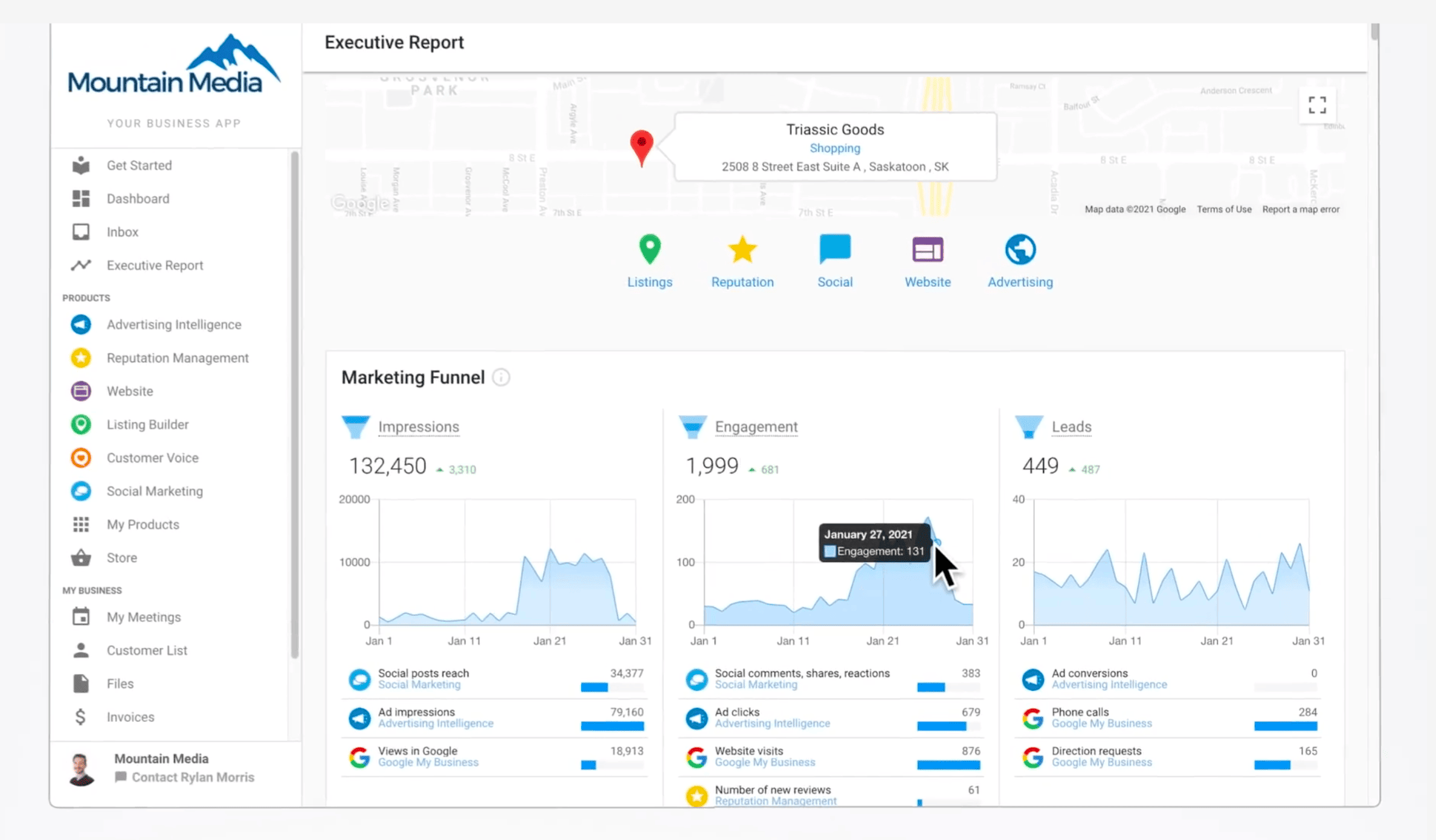 Vendasta executive report - AI Report Writer