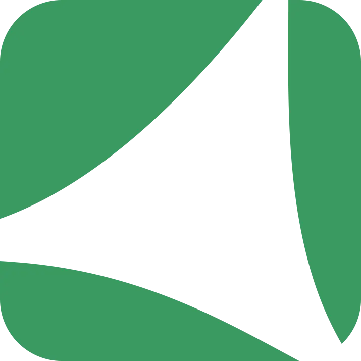 Abstract shapes in green and black.