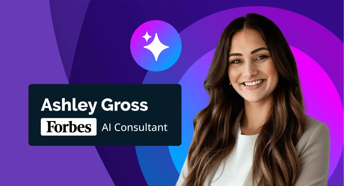 AI Agentic Workflows_ Lessons from Forbes AI Consultant Ashley Gross Portrait of Forbes AI Consultant Ashley Gross, highlighting expert leadership in AI agentic workflows.