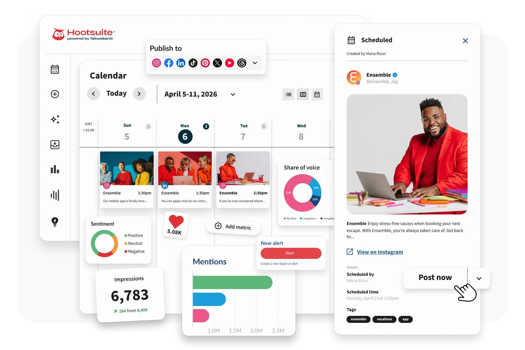 marketing-automation-for-franchises-calender_hero-vendasta Centralized calendar showing scheduled campaigns and posts managed through marketing automation for franchises.