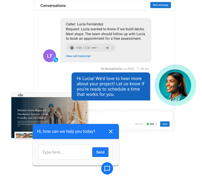 saas-ai-tools-capture-more-leads-with-converstations-ai-img-vendasta Lead capture interface showing how SaaS AI tools turn conversations into qualified opportunities.