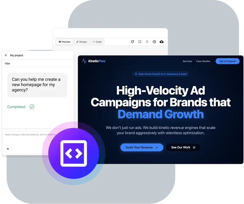 will-ai-replace-marketing-agencies-vendasta-vibe Vendasta Vibe AI tool building a custom branded website and client app for a marketing agency