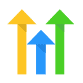 highlevel three arrows pointing up