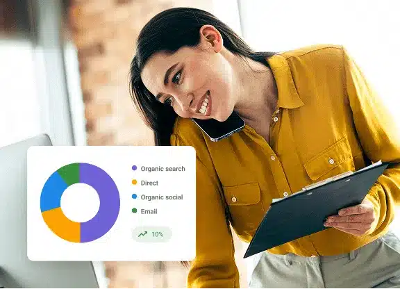 Done-for-you-img-1.png Business owner reviewing website traffic and performance