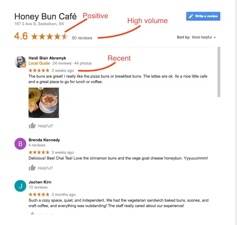Honey bun cafe