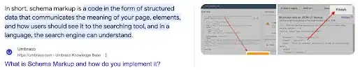 Use schema markup for local SEO